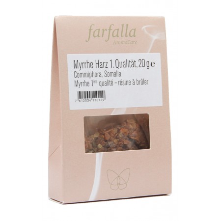 Myrrhe Harz, 1. Qualität 20 g Farfalla