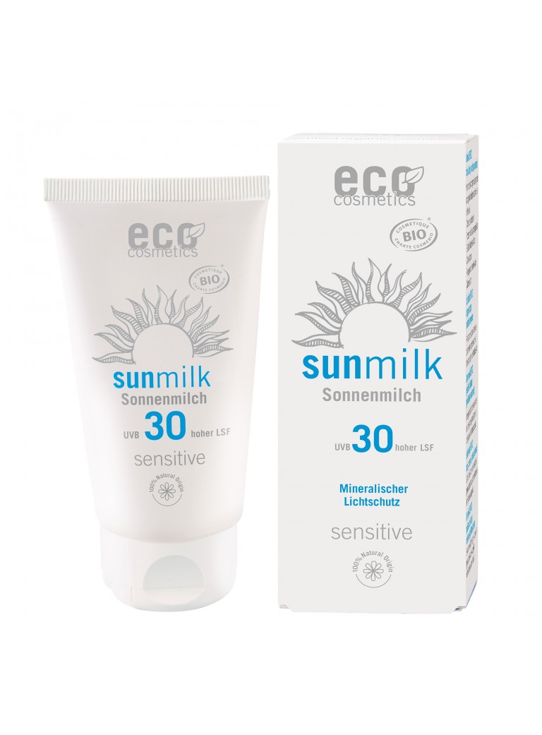 Sonnenmilch sensitiv LSF 30, 75 ml eco cosmetics Sonnenmilch sensitiv LSF 30, 75 ml eco cosmetics