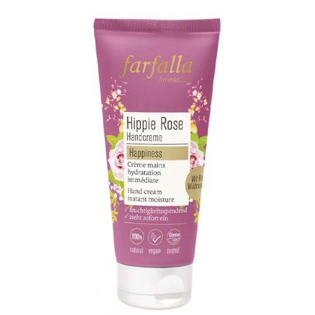 Handcreme Hippie rose, Happiness, 100 ml Farfalla