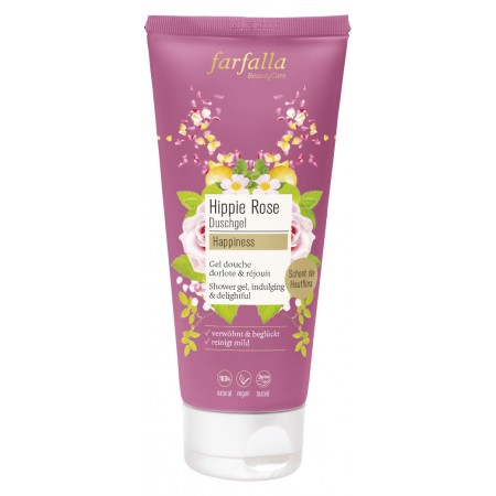 Duschgel Hippie rose, Happiness, 200 ml Farfalla
