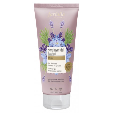 Duschgel Berglavendel, Relax, 200 ml Farfalla